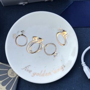 Five Golden Rings Dish